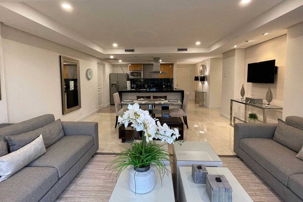 Luxury apartments for rent Cortijo los Laureles Escazú top quality marble finishes